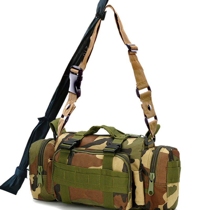 Wholesale Nylon Fabric Waterproof Multifunctional Fishing Gear Pole Bag Waist Bag
